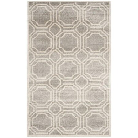 Safavieh Amherst Large Rectangle Area Rug, Light Grey and Ivory - 10 x 14 ft. AMT411B-10